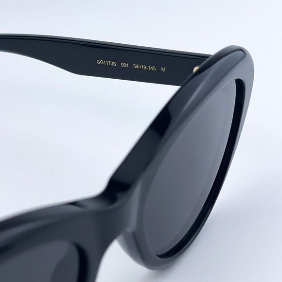 NEW Gucci GG1170S 001 Black Grey Cat Eye Women Sunglasses main image 4